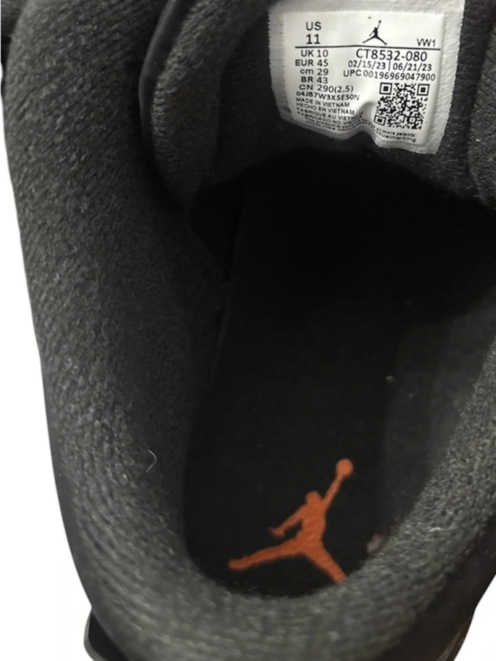 Nike Air Jordan 3 Retro Night Stadium Total Orange CT8532-080 Men's (Like New)